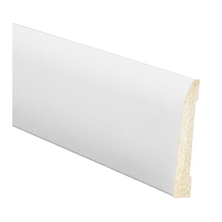 Inteplast Building Products 8'WHT BasePoly Moulding 61060800032